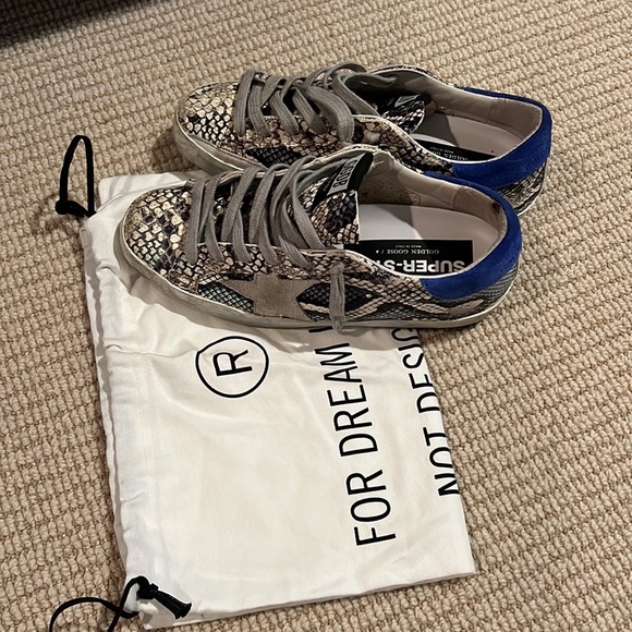 Golden Goose Superstar- Python with Blue Suede - Size 36 - EXCELLENT condition - Picture 6 of 6